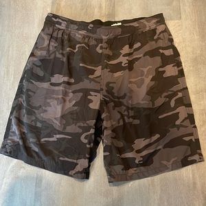 Camo swim shorts